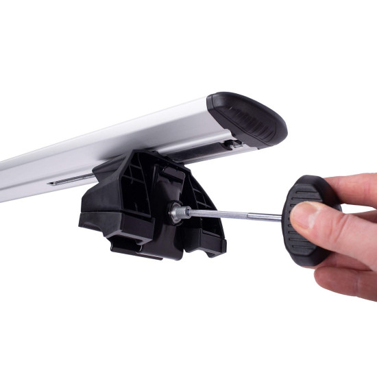 БАГАЖНИК ГРЕДИ THULE WingBar Evo Flush Rails 127 сиви за Mercedes E-Class 5 врати Estate 2024- с интегрирани надлъжни греди