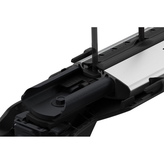 БАГАЖНИК ГРЕДИ THULE WingBar Fixpoint Edge Сиви + Кит 7140 за Mercedes EQE 4 врати Sedan 2022- без фабрични надлъжни греди