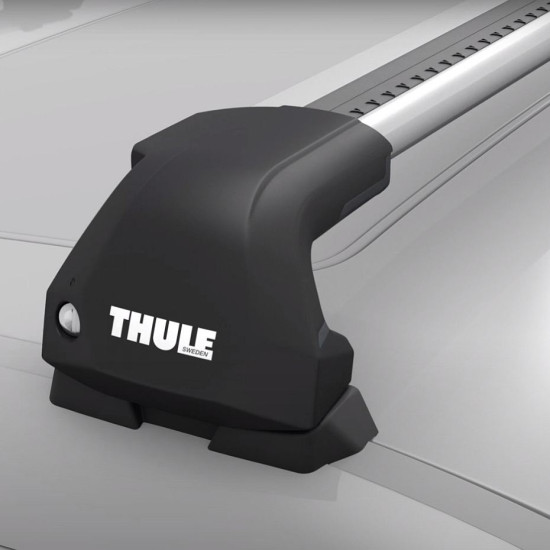 БАГАЖНИК ГРЕДИ THULE WingBar Fixpoint Edge Скосени Сиви + Кит 7165 за Mercedes G-Class 5 врати SUV 2019- без фабрични надлъжни греди