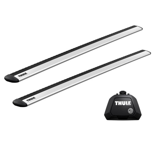 БАГАЖНИК ГРЕДИ THULE Evo Raised Rail WingBar Evo 150cm за MERCEDES-BENZ V-Class 5 врати Van 1997-2014 с фабрични надлъжни греди с просвет