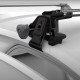 БАГАЖНИК ГРЕДИ THULE WingBar Edge Clamp Скосени Сиви за Mercedes X-Class 4 врати Double Cab 2018- без фабрични надлъжни греди