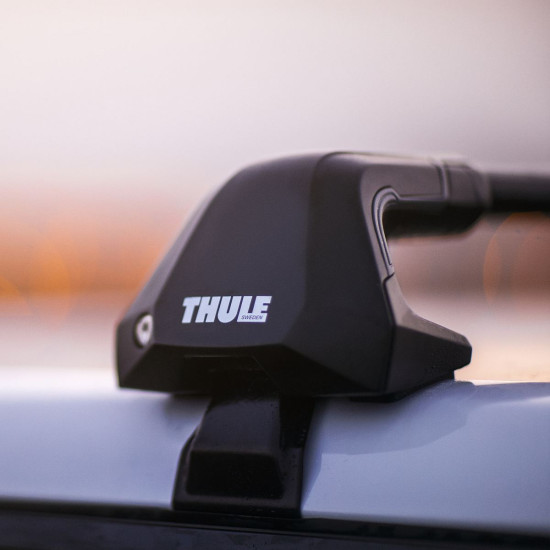 БАГАЖНИК ГРЕДИ THULE WingBar Edge Clamp Скосени Сиви за Mercedes X-Class 4 врати Double Cab 2018- без фабрични надлъжни греди