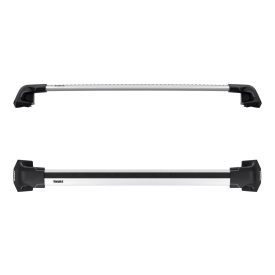 БАГАЖНИК ГРЕДИ THULE WingBar Edge Clamp Скосени Сиви за Mercedes X-Class 4 врати Double Cab 2018- без фабрични надлъжни греди