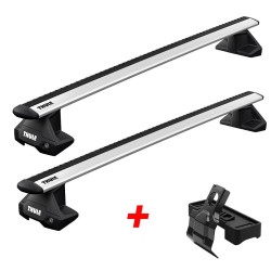 БАГАЖНИК ГРЕДИ THULE WingBar Evo Clamp 150 Сиви за Mercedes X-Class 4 врати Double Cab 18- без фабрични надлъжни греди