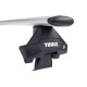 БАГАЖНИК ГРЕДИ THULE WingBar Evo Clamp 150 Сиви за Mercedes X-Class 4 врати Double Cab 18- без фабрични надлъжни греди